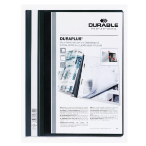 Cartellina ad aghi Duraplus - A4 - PP - nero - Durable