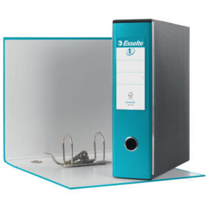 Registratore Eurofile G53 - dorso 8 cm - commerciale 23 x 30 cm - turchese - Esselte