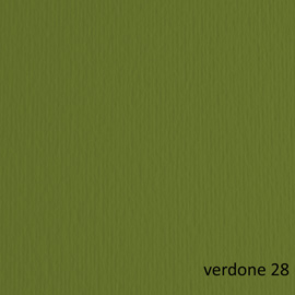 Cartoncino Elle Erre - 50 x 70 cm - 220 gr - verdone 28 - Fabriano - blister 20 fogli