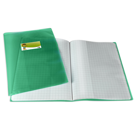 Coprimaxi PT1 F - 21 x 30 cm - PP - 100 mic - c/alette - liscio - verde trasparente - Sei Rota