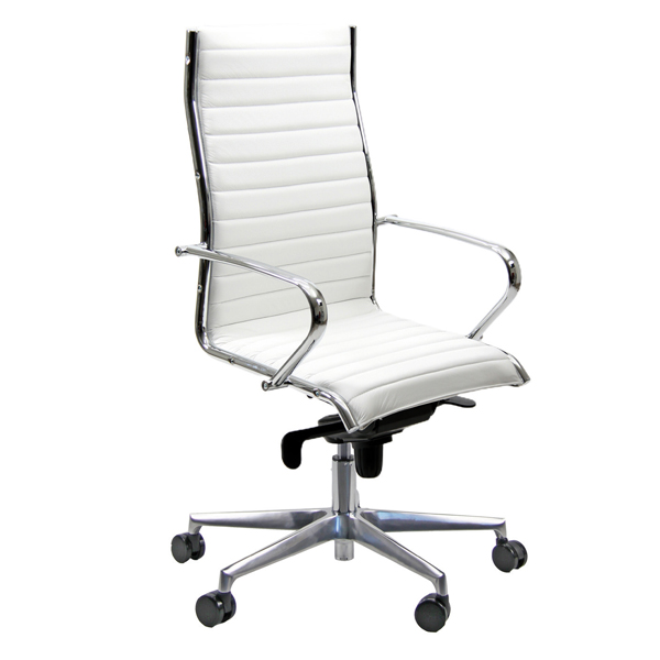 68252 Poltrona direzionale Pollux new PNP - con braccioli inclusi - bianco - Unisit