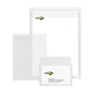 Buste con patella Soft P - PPL - 25 x 35 cm - liscio - trasparente - Sei Rota - conf. 25 pezzi