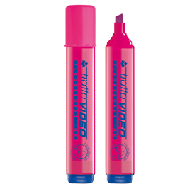 Evidenziatore Tratto Video - punta a scalpello - tratto da 1