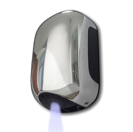 Asciugamani automatico a sensori Mini Zefiro - cromato - Medial