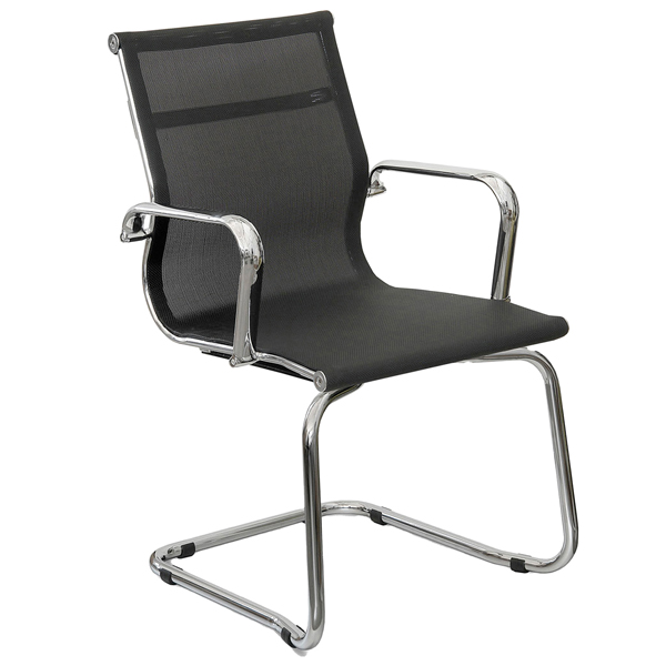 74202 Seduta visitatore Pollux space PXV - con braccioli inclusi - nero - Unisit