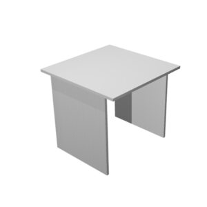 Scrivania Easy - lineare - 80 x 80 x 72 cm - grigio