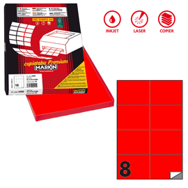 Etichette adesive C/512 - in carta - permanenti - 105 x 74