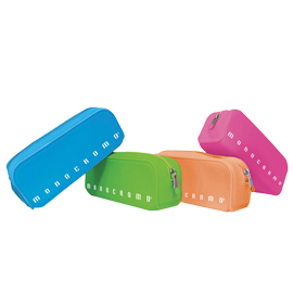 Bustina silicone Soft Touch Monocromo - 80x200x60 mm - colori assortiti fluo - Pigna