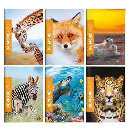 Maxiquaderno Be More Wild - A4 - 10mm - 36+2 fogli - 100gr - BM
