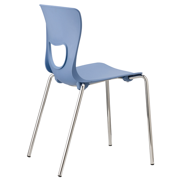 82833 Seduta Pluto PT4 - senza braccioli - PPL - blu - Unisit