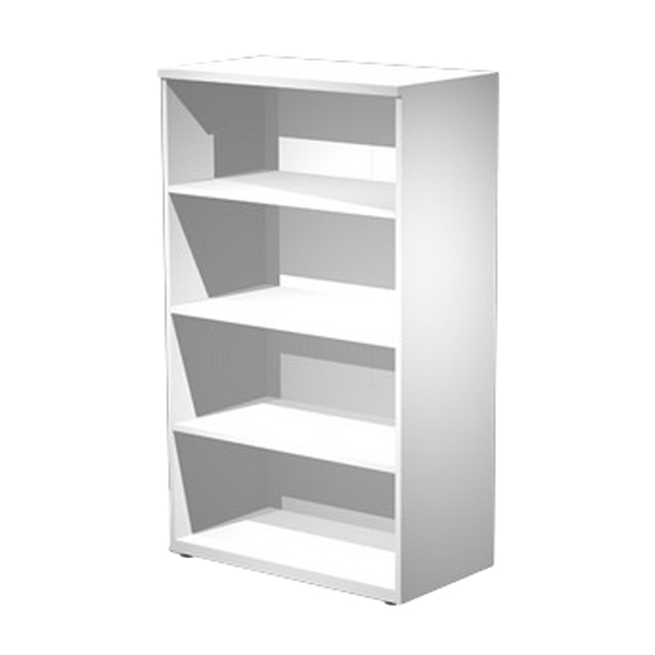 82890 Mobile contenitore Agorà - medio a giorno - 80 x 45 x 136 cm - bianco