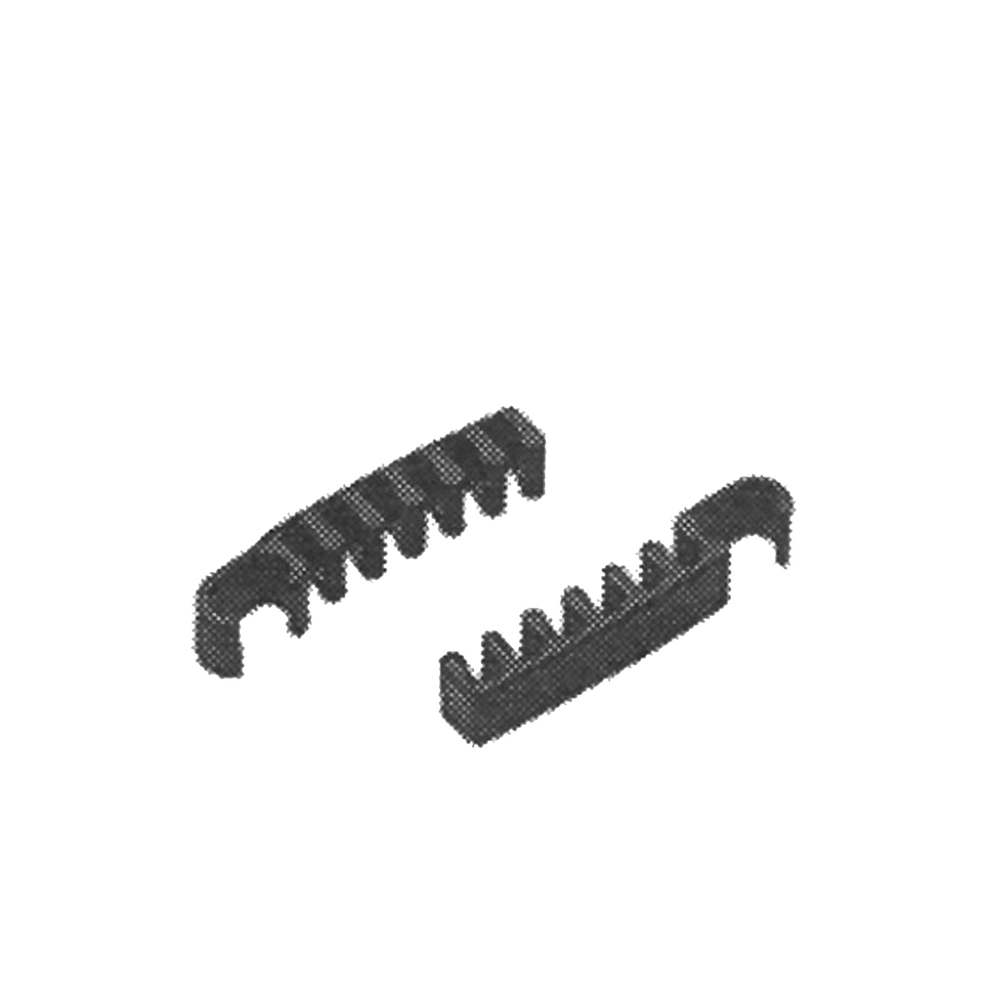 83456 Coppia ganci di unione per sedute serie Dado - regolabile - nero - Unisit