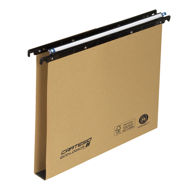 86115 Cartella sospesa Cartesio Eco-logica - cassetto - 33 cm - fondo U - 31