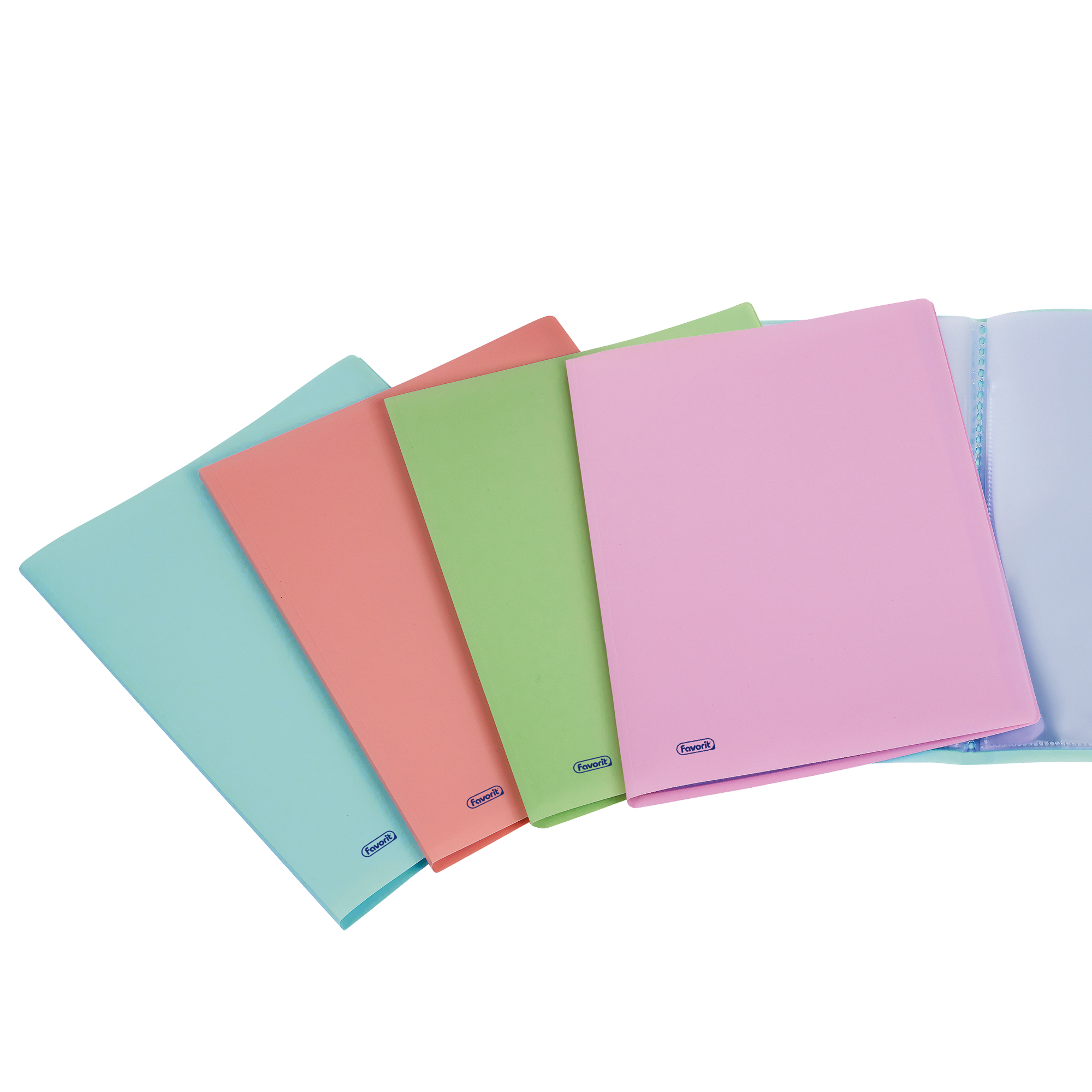 86568 Portalistini Pastel - 20 buste - 22 x 30 cm - colori assortiti - Favorit