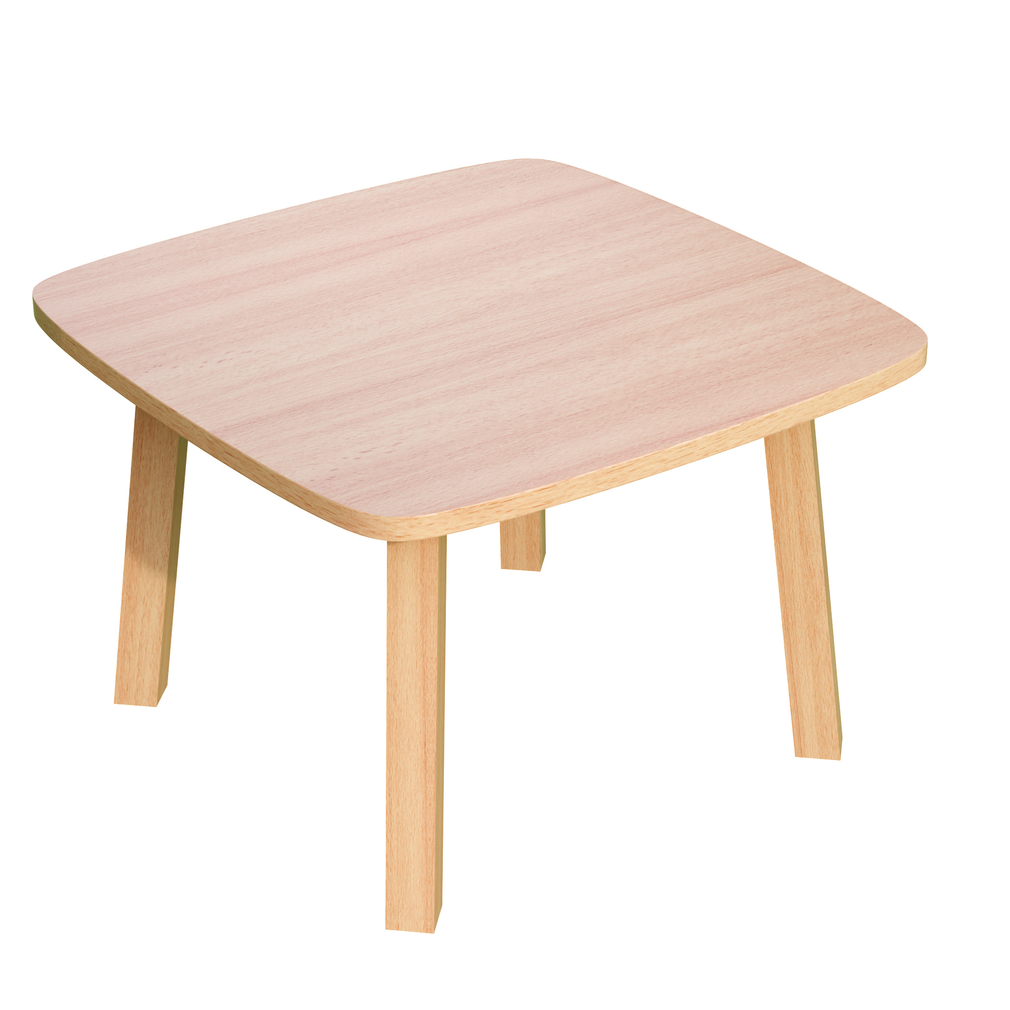 86703 Tavolino attesa Woody - faggio - Paperflow