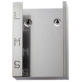 Dispenser  guanti monouso Brinox - acciaio inox - Medial