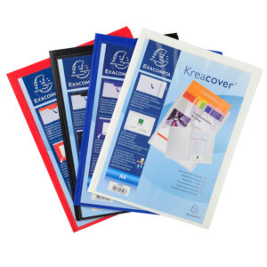 Cartella di presentazione con 2 alette Kreacover - A4 - PP - colori assortiti - Exacompta