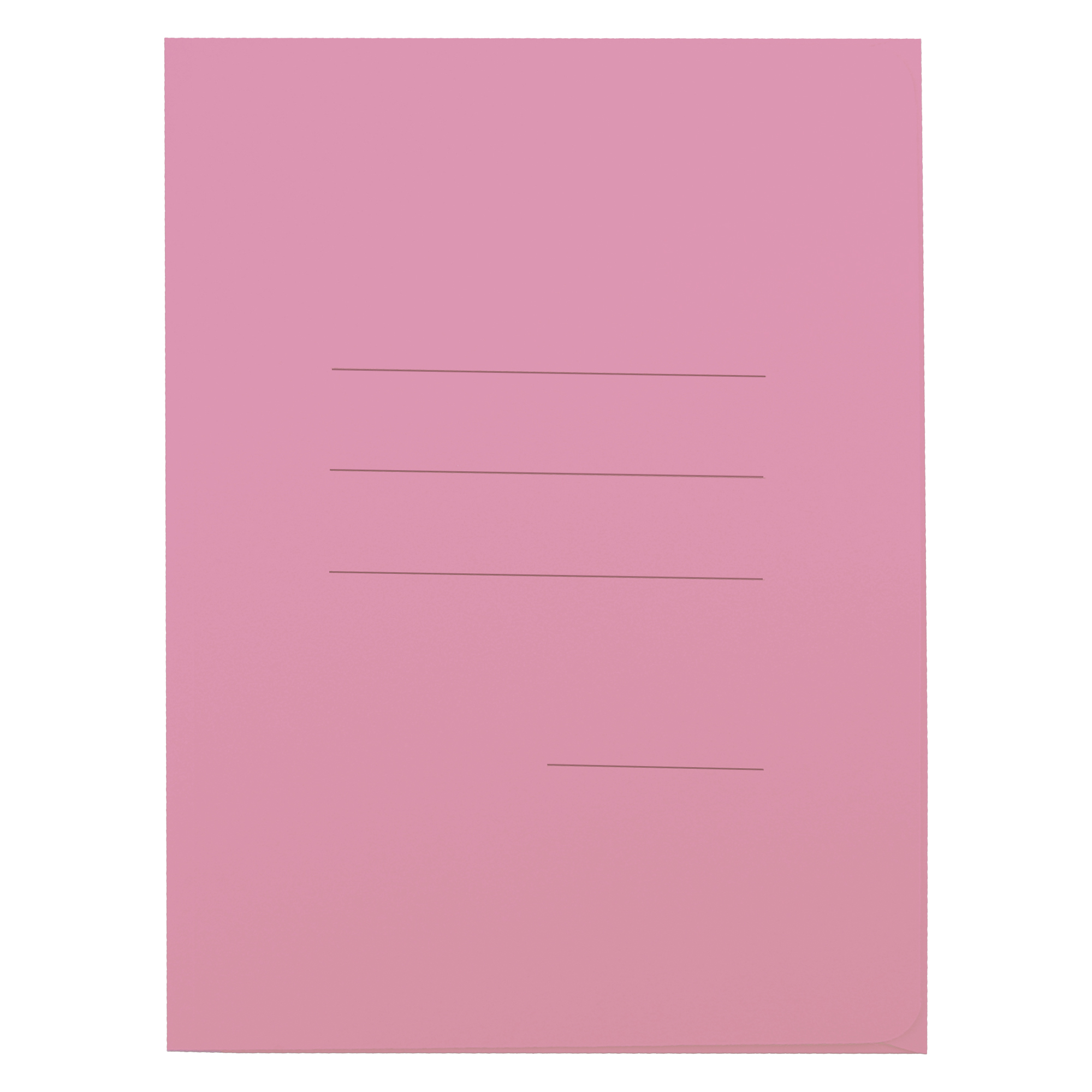 89637 Cartellina 3 lembi con stampa Cartex - 200 gr - A4 - rosa - Blasetti - conf. 25 pezzi