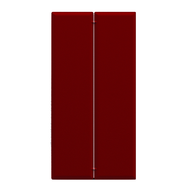 89661 Pannello fonoassorbente Moody - 160 x 40 cm - rosso