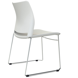 Seduta attesa Alpha APS - senza braccioli - bianco - Unisit