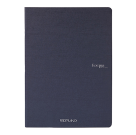Maxiquaderno Ecoqua Original PM - A4 - 5 mm - 40 fogli - 90gr - blu scuro - Fabriano