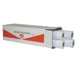 Carta plotter JP One P.80M - 420 mm x 50 mt - 80 gr - inkjet - opaca - bianco - As Marri