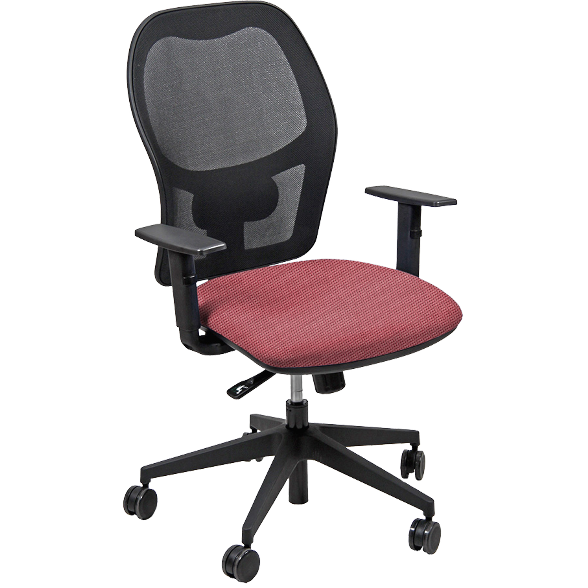 95894 Seduta operativa Hubble HUHU - tessuto Target - braccioli regolabili - rosa - Unisit