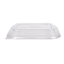Coperchio in resina - per bowl rettangolari 500/750 ml – 17 x 12 cm - trasparente - Signor Bio - conf. 50 pezzi
