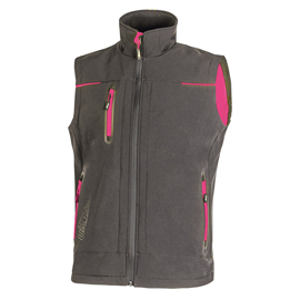 Gilet donna Universe Lady - taglia XL - grigio/fucsia - U-Power