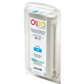 Armor - Cartuccia ink Compatibile per Hp 72 - Ciano - B45114OW -130 ml