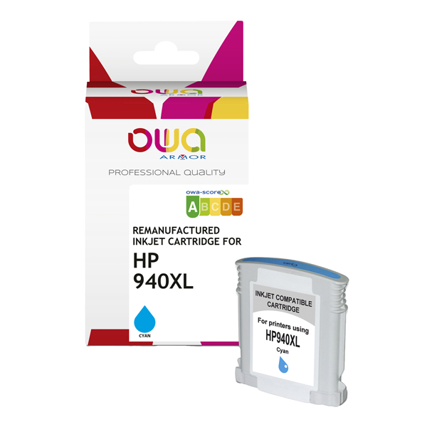 ARMK20446 Armor - Cartuccia ink Compatibile per Hp 940XL - Ciano - K20446OW - 35 ml