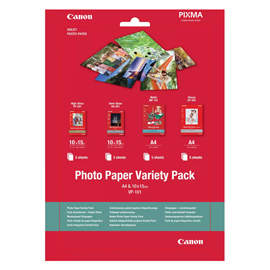 Canon - Conf. Multipla Carta fotografica VP-101 - 4 x 6 " / A4 - 20 Fogli - 0775B079