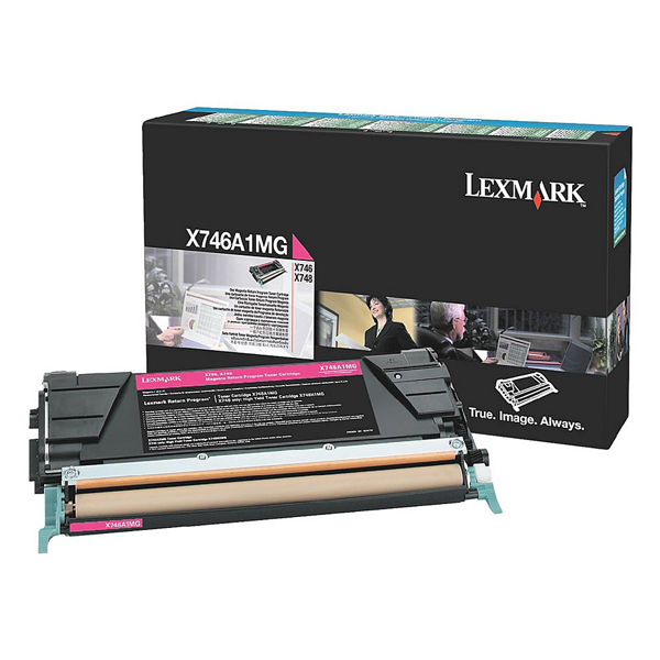 IBMX746A1MG Lexmark - Toner - Magenta - X746A1MG - return program - 7.000 pag