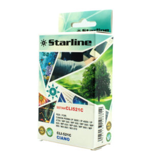 Starline - Cartuccia ink - per Canon - Ciano - CLI521 C - 2934B001- 9ml
