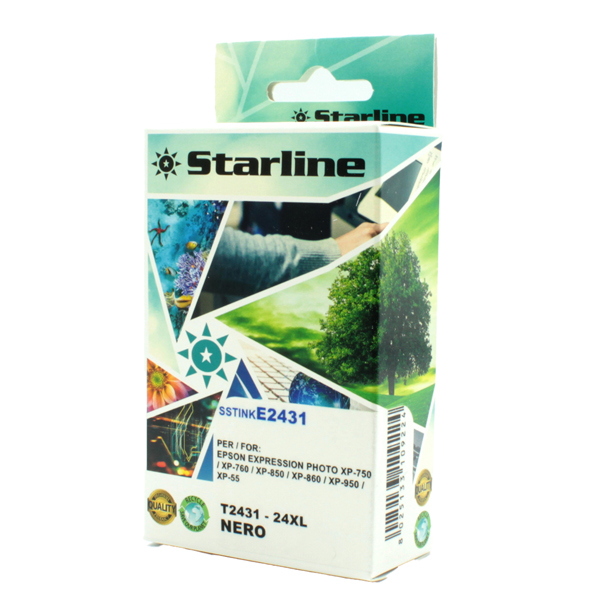 SSTINKE2431 Starline - Cartuccia ink - per Epson - Nero -C13T24314012 - 24XL-11ml