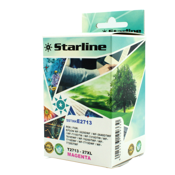SSTINKE2713 Starline - Cartuccia ink - per Epson - Magenta - C13T27134012 - 27XL - 15ml