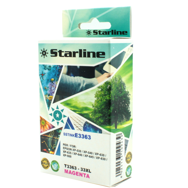 SSTINKE3363 Starline - Cartuccia ink - per Epson - Magenta - C13T33634012 - 33XL - 11ml