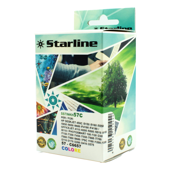 SSTINKH57C Starline - Cartuccia ink Compatibile - per HP 57 - Colore - C6657AE