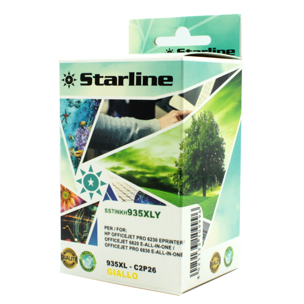 SSTINKH935XLY Starline - Cartuccia ink Compatibile - per HP 935XL- Giallo - C2P26AE - 27ml