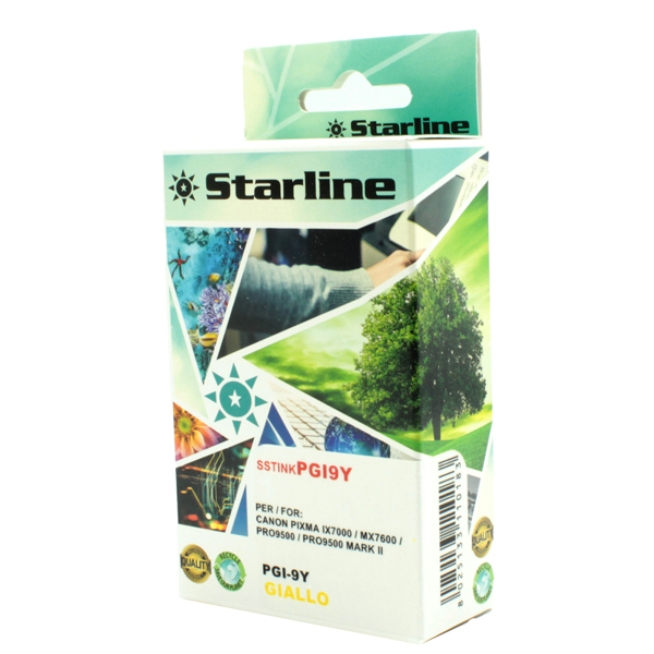 SSTINKPGI9Y Starline - Cartuccia ink - per canon - Giallo - PGI9 YE - 13