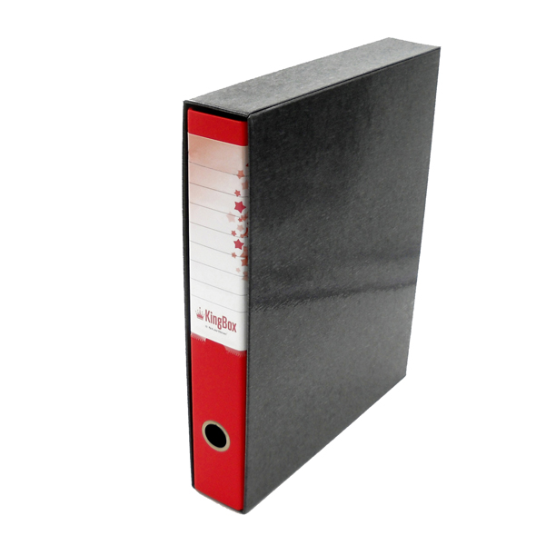 STL4028 Registratore Kingbox - dorso 5 cm - protocollo 23 x 33 cm - rosso - Starline