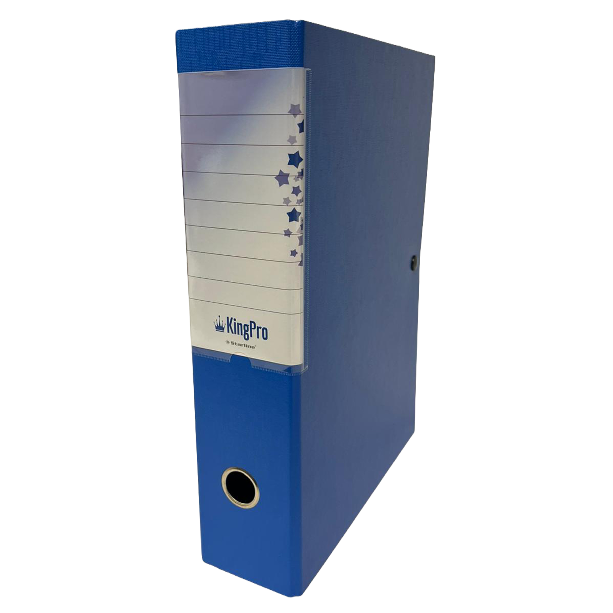 STL5108 Scatola progetto KingPro - con portaetichetta - dorso 8 cm - blu - Starline