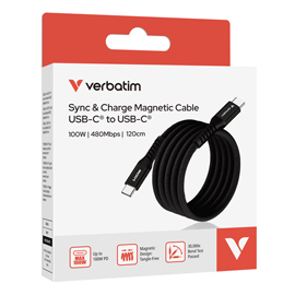 Verbatim - Cavo USB-C to USB-C 100W - Nero - 31863 - 120cm