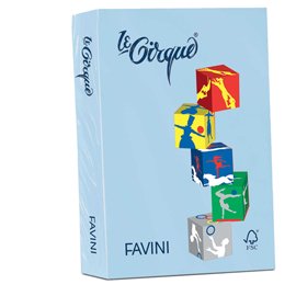 32900 Carta Le Cirque - A4 - 160 gr - azzurro pastello 106 - Favini - conf. 250 fogli