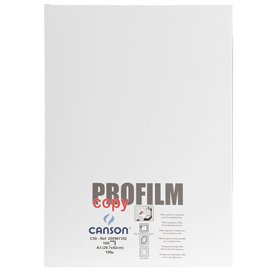 Lucidi C50 Profilm Copy per fotocopiatrici bianco/nero - 100 fogli A3 - senza retrofoglio - Canson