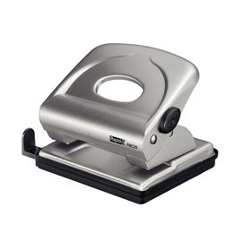 49720 Perforatore FMC25+ - max 30 fogli - 2 fori - passo 8 cm - argento - Rapid