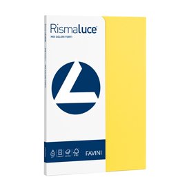50573 Carta Rismaluce Small - A4 - 90 gr - mix 5 colori - Favini - conf. 100 fogli