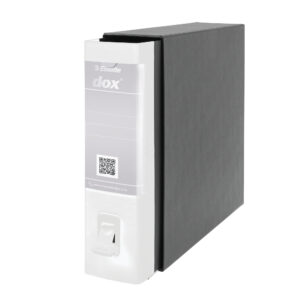 Registratore Dox 2 - dorso 8 cm - protocollo 23 x 34 cm - bianco - Esselte Dox