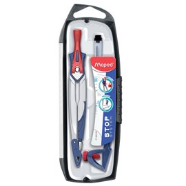 Compasso Stop System - con adattatore e mine ricambio - diametro max cerchio 282mm - Maped