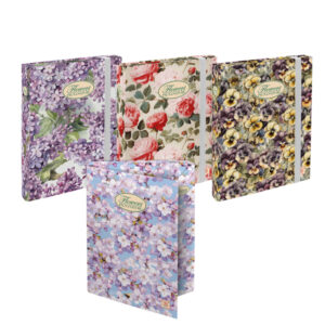 Cartella progetti Nature Flowers - 26 x 34 cm - dorso 3 cm - con elastico - Pigna